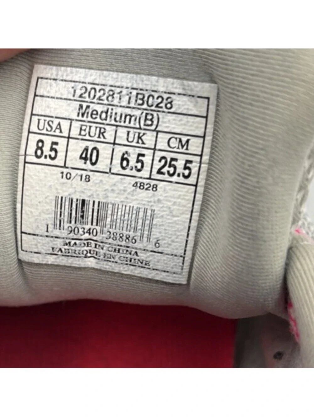 Brooks Revel 2 Womens 8.5 Light Grey White Pink Running Shoes